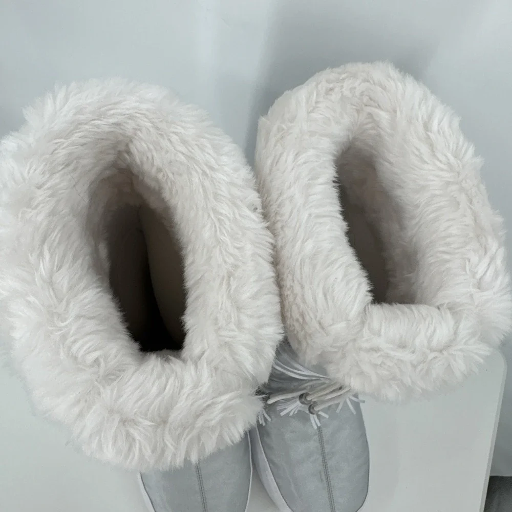 ADIDAS Y2K 90 Winter BOOTS ski Snow CARLO GRUBER fur Platform Shoes W size 6.5‎